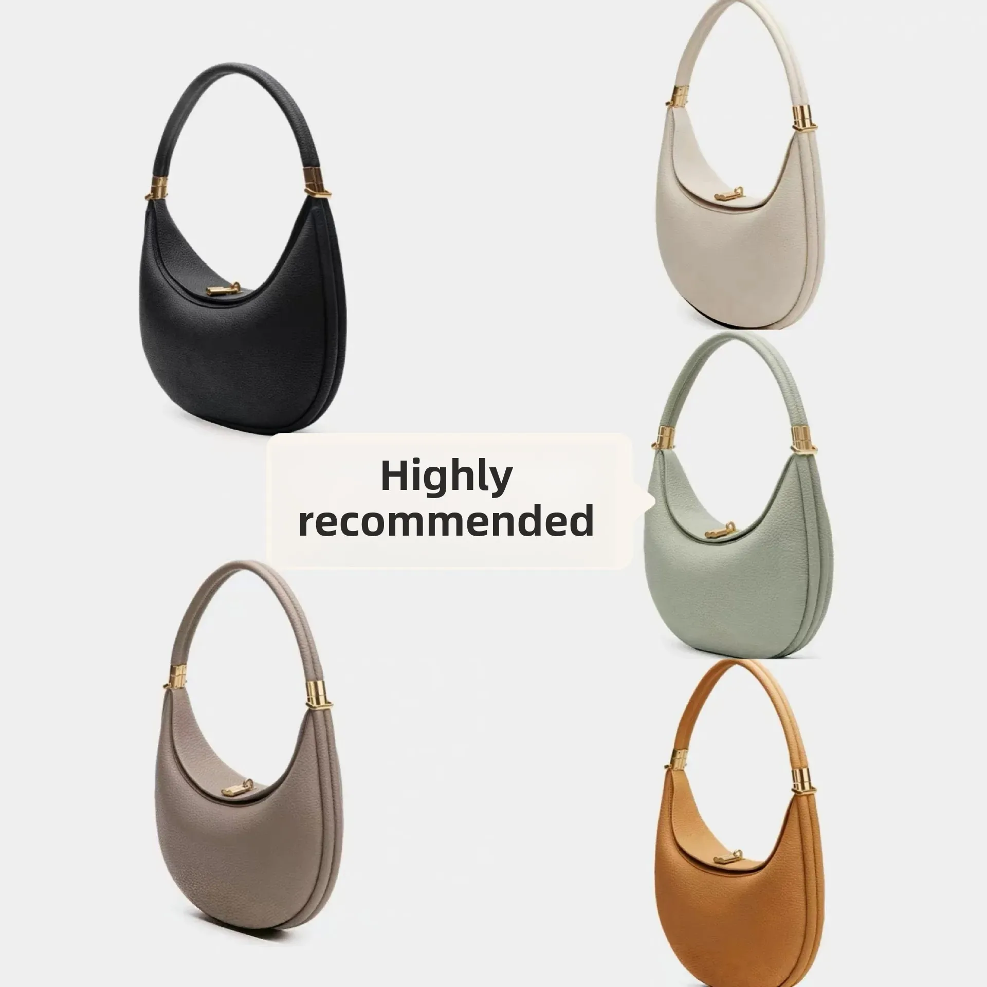 Songmont Spring Summer New Designer Single Shoulder Underarm Women's Bag From China Large Capacity Handbag With Bend Pattern