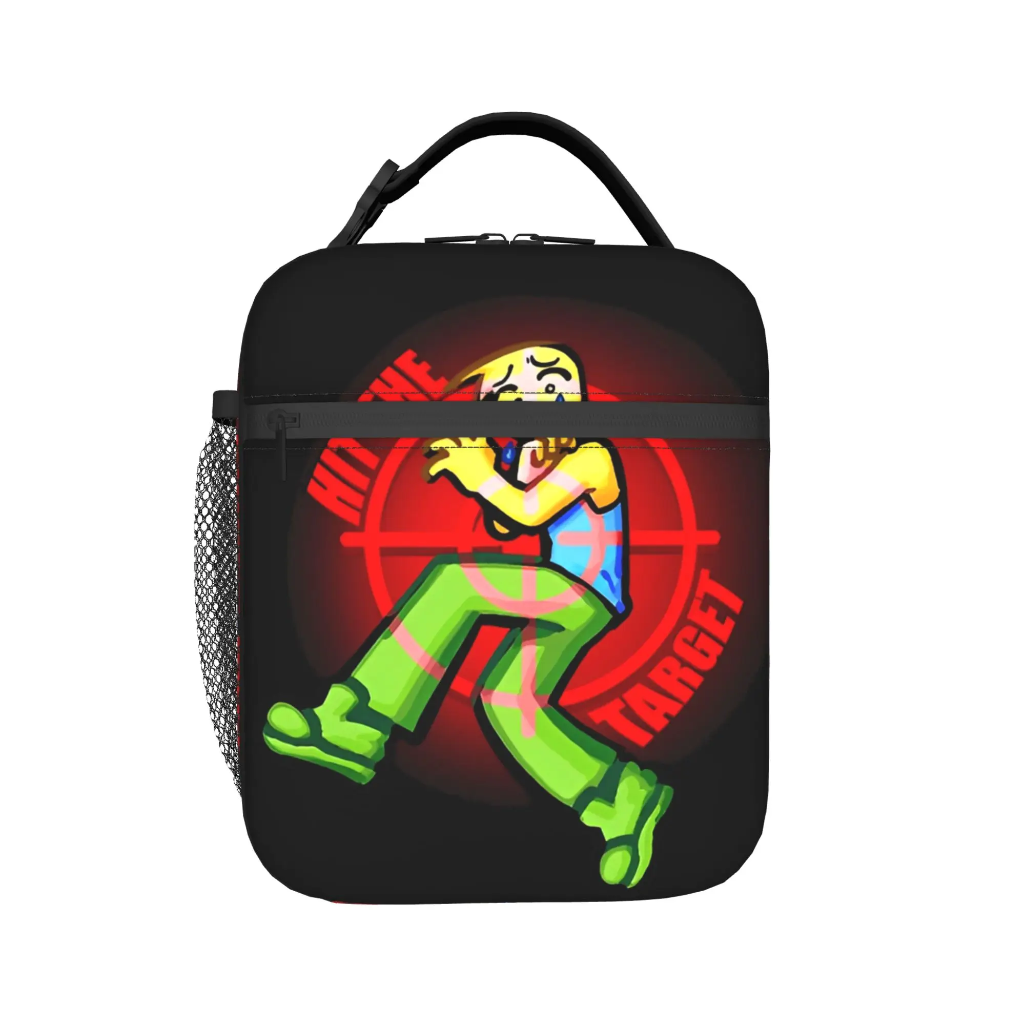 Forsakens Hit The Noob Insulated Lunch Bag Cooler Bag Reusable,Meal Container High Capacity Tote Lunch Box for Men Women