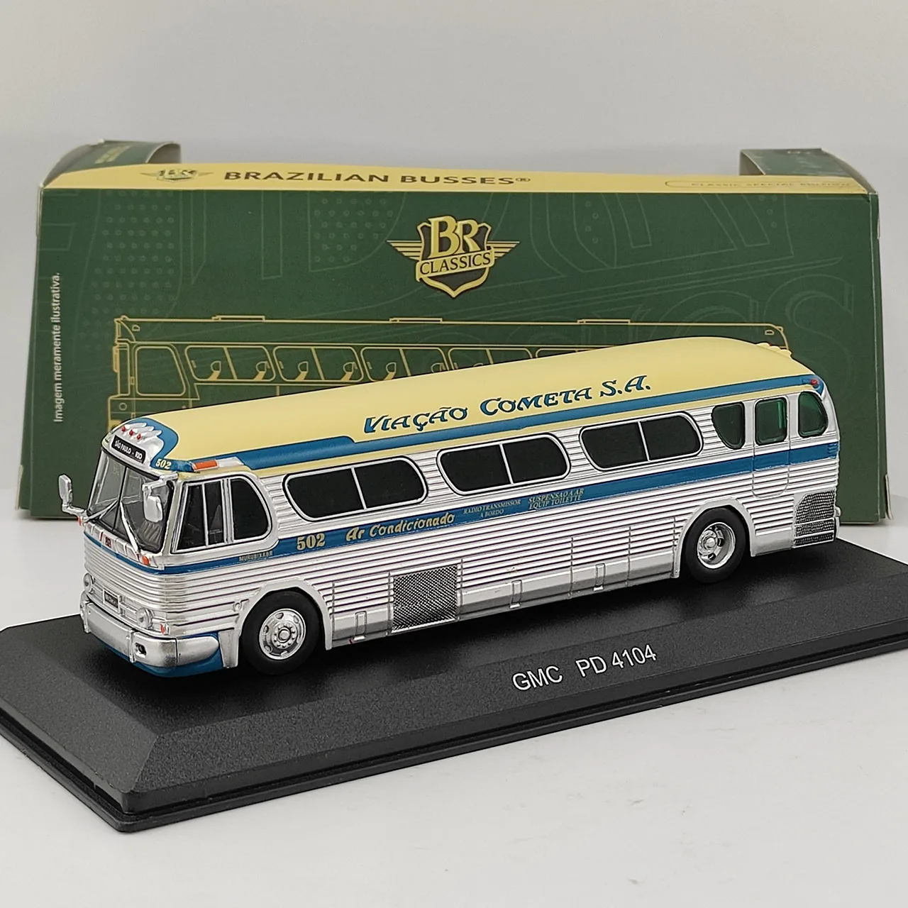 

Дефект литья под давлением IXO масштаб 1:72 GMC PD 4104 автобус из сплава модель автомобиля Коллекционная игрушка в подарок сувенир дисплей орнамент