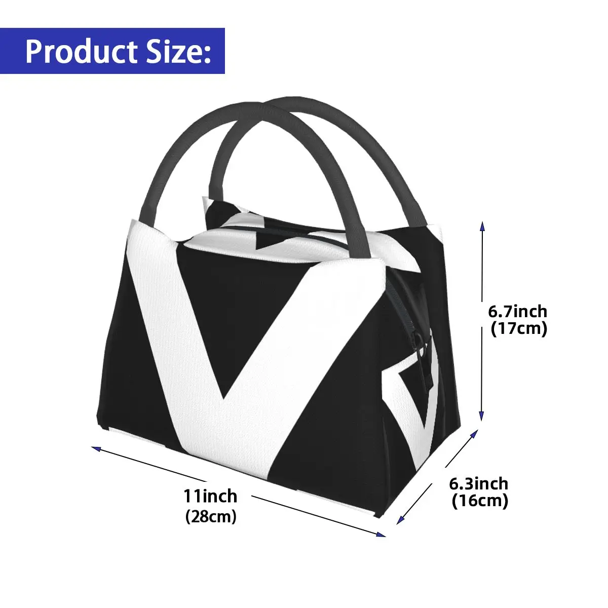 Become Human Jericho Logo Portable insulation bag for Cooler Thermal Food Office Pinic Container