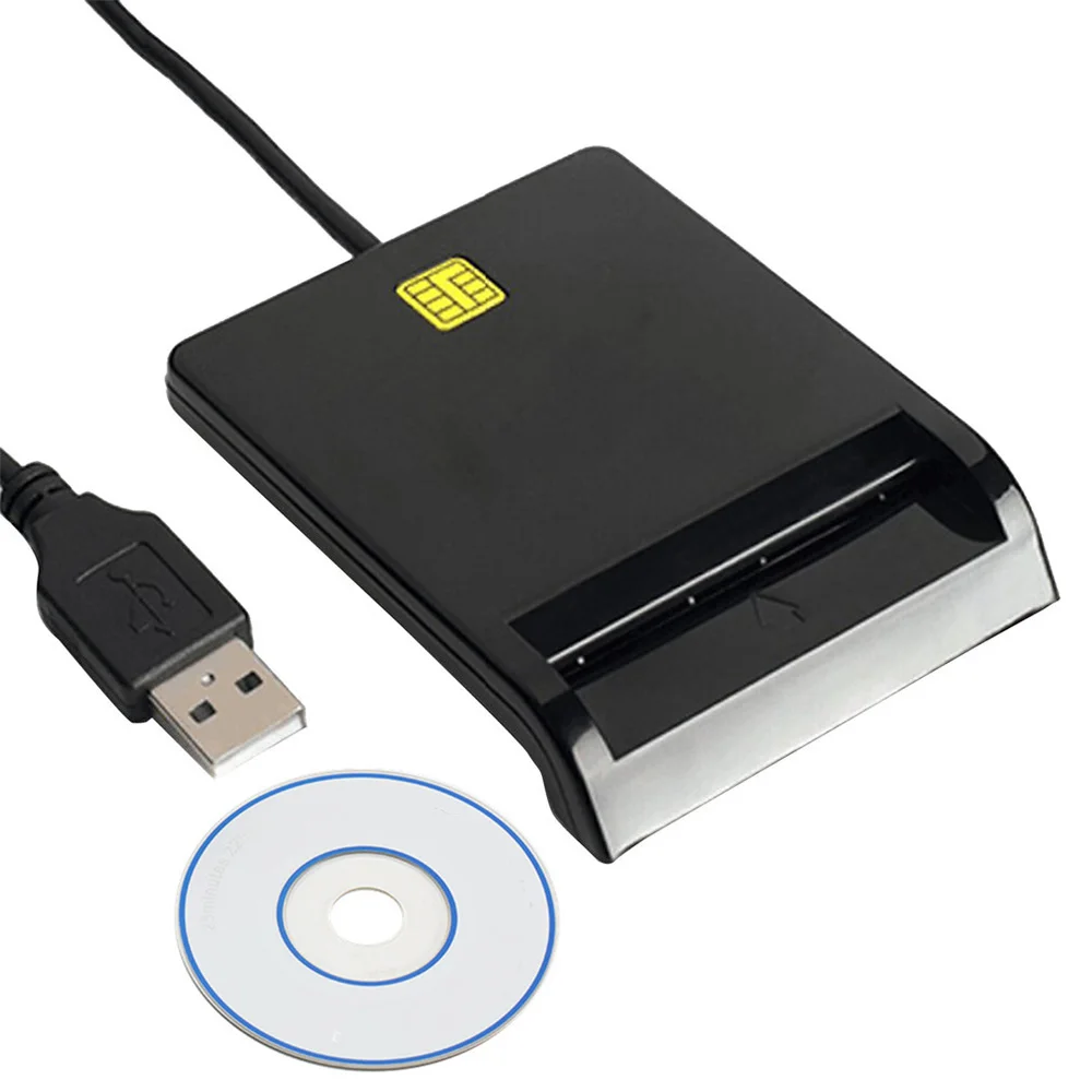 Lector de tarjetas de identificación, lector de tarjetas inteligentes USB, Micro SD/TF, memoria, banco de identificación, adaptador de conector electrónico DNIE Dni Citizen Sim Cloner
