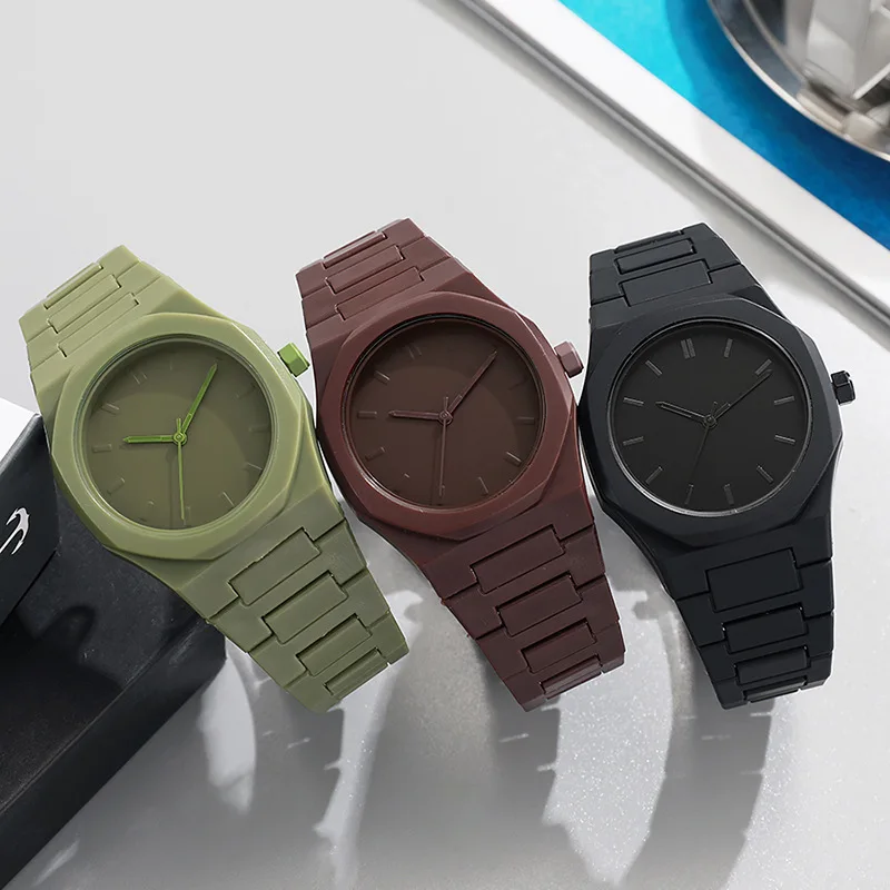Brand Men Calendar Watch Business Casual Black Quartz Watches  Plastic Sports Watch Student Luxury Watches Gifts Dropshipping