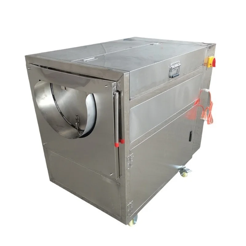 Automatic Brush Potato Cassava Carrot Washing Peeling Potato Washer Peeler Cleaning