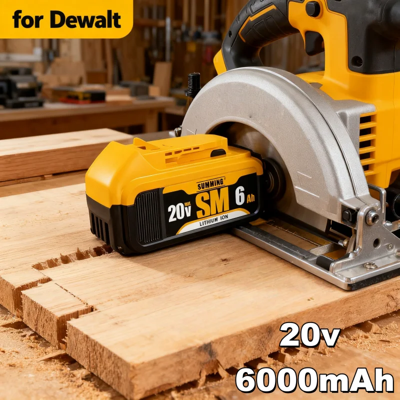 

Summing 4Ah/5Ah For DeWalt 20V Battery 21700 DCB204 Replacement Battery Compatible With For Dewalt 18V/20V Tools Battery