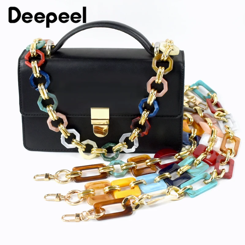 1Pc Deepeel 60 centimetri di Modo Acrilico Borse Catena Borsa da Donna Spallacci Crossbody Maniglia di Ricambio Borsa Parti Accessori