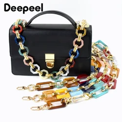 1Pc Deepeel 60cm Fashion Acrylic Bags Chain Women's Bag Shoulder Straps Crossbody Replacement Handle Handbag Parts Accessories