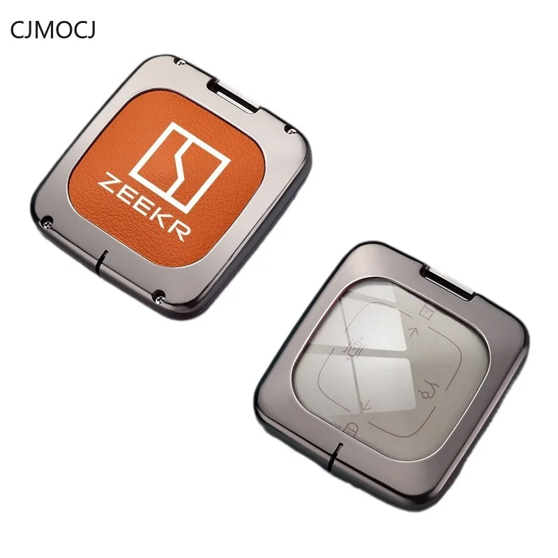 

Premium Zinc Alloy Key Cover Case for ZEEKR 001/009/X Smart Key & NFC Card - Protective Shell Keybag Keychain