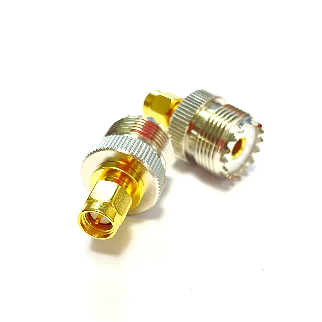 1PC  NEW  UHF Female Jack  To SMA Male Plug  RF Coax Adapter Convertor  Straight  Goldplated  Wholesale