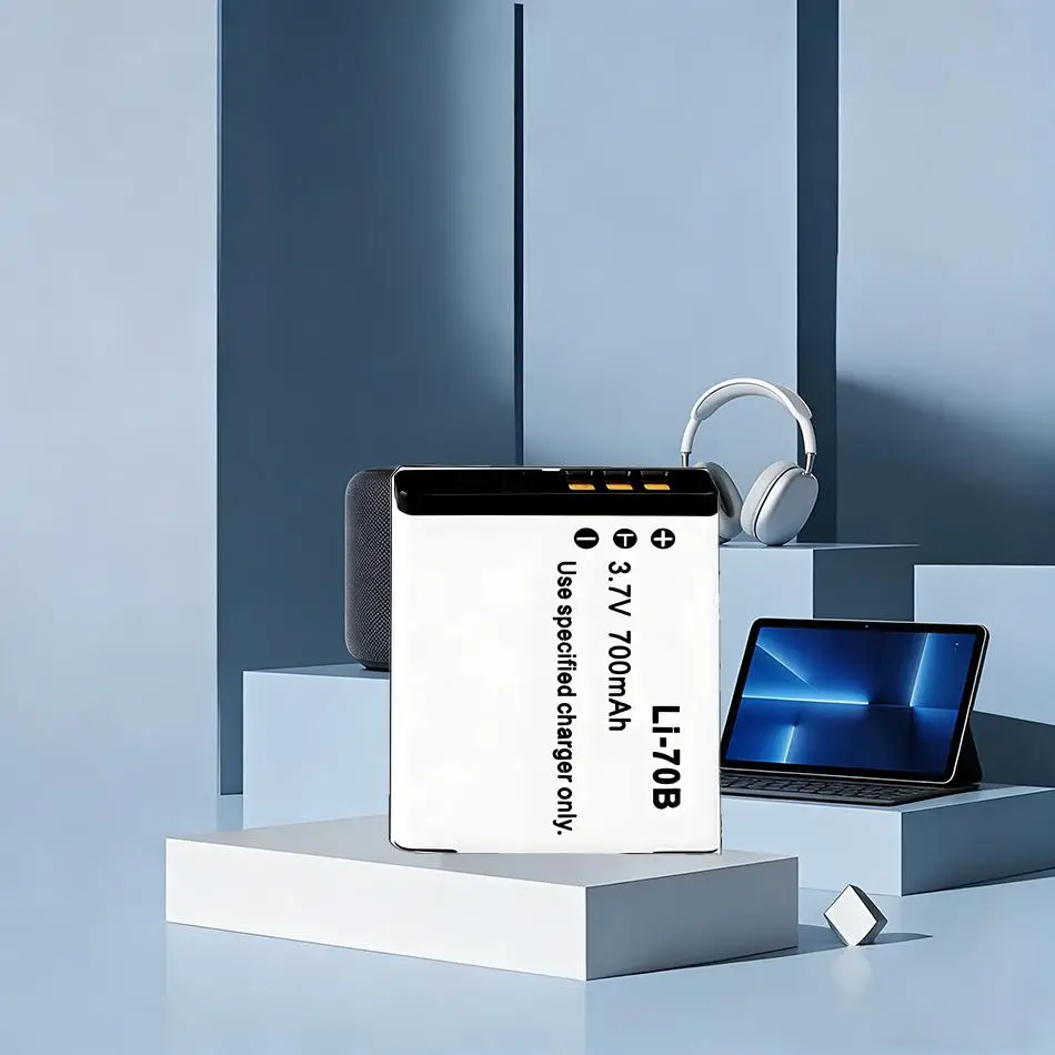 

Аккумулятор для фотоаппаратов Olympus VG-110, VG-120, VG-130, VG-140, VG-160, FE4020, Li-70B, 700 мАч, высокая емкость, надежный источник питания