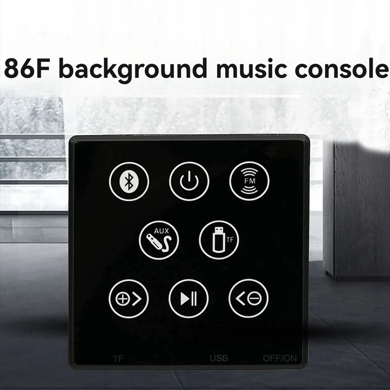 86F Bottom Box Control Panel Embedded Bluetooth Playback, Home Background Music Host System Controller