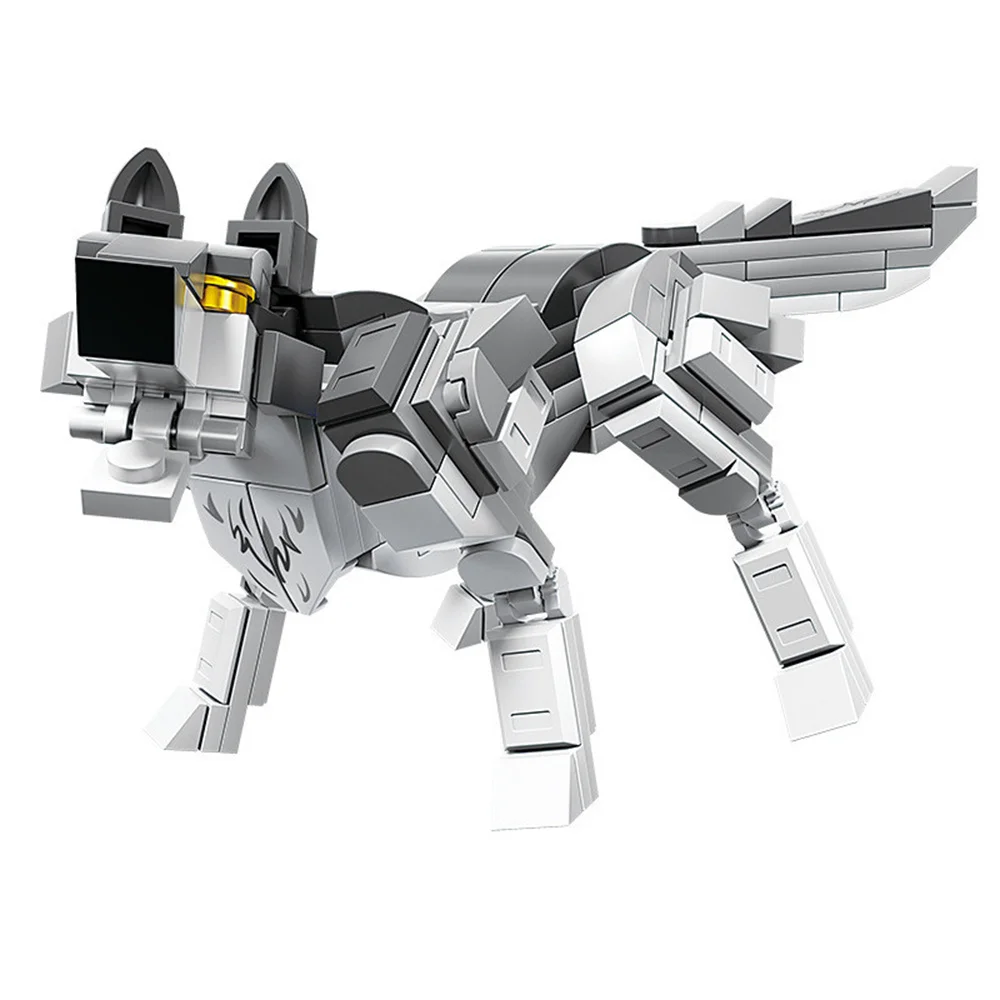 نموذج شخصيات الحيوانات مجموعات لبنات البناء للأطفال ، الثعلب ، الكنغر ، زرافة ، الحيوانات البرية ، ألعاب الأطفال ، الهدايا #2