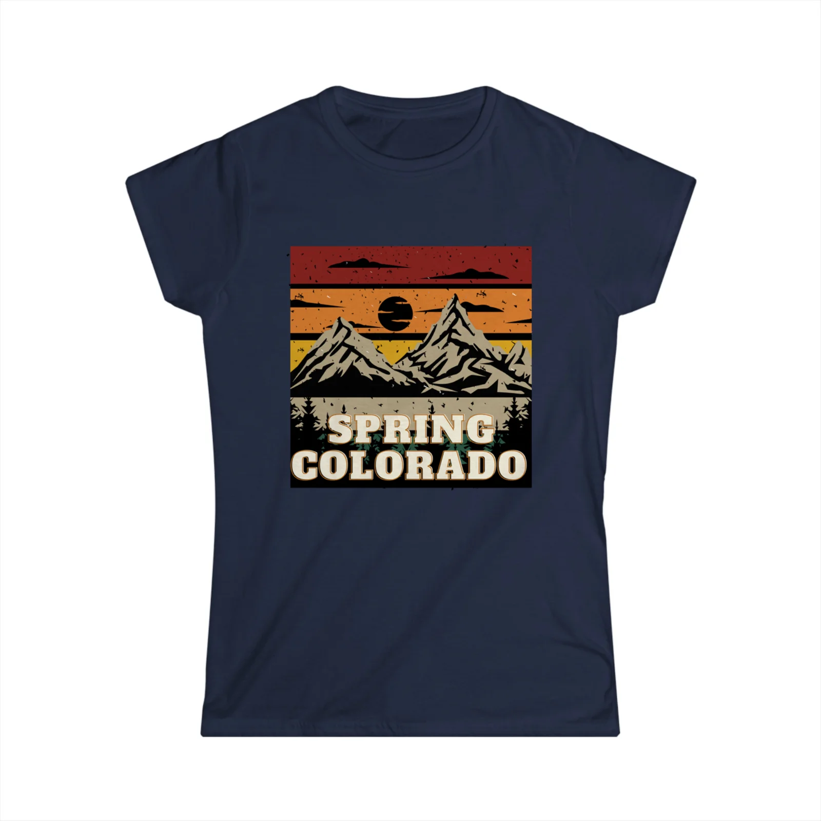 Mountain Retro Vintage Gift Colorado Day Funny Gift Women's Tee