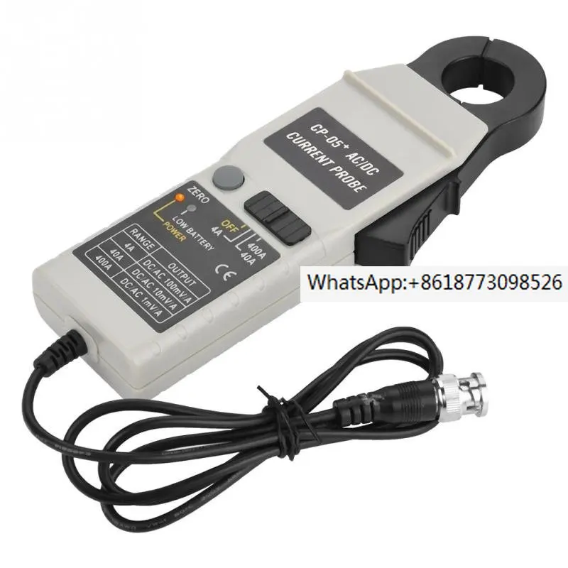 

CP-05 Oscilloscope AC/DC Clamp Current Probe Tester 200KHz 400A Clamp Current Tester Oscilloscope Parts