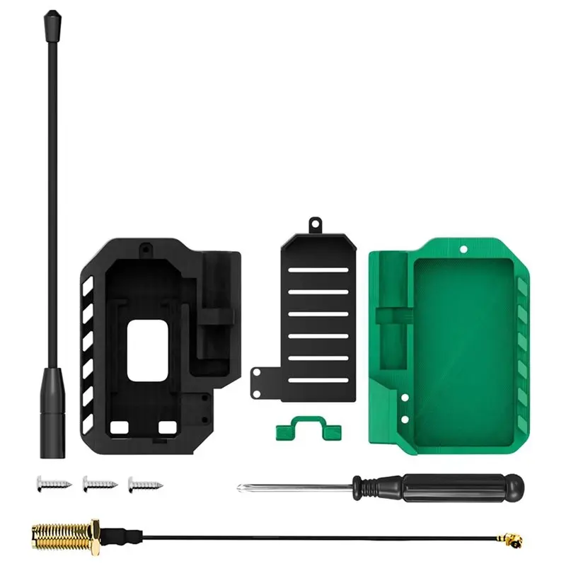 

Solar Powered Lora 32 Dev-Board Case For Heltec V4 Meshtastic Wifi Lora 32 V4 0.96Inch OLED, Only Case