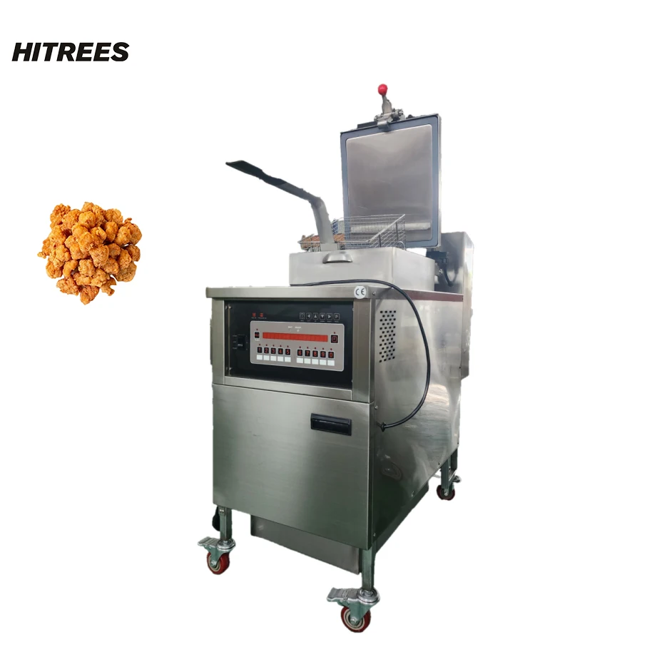 Industrial Chicken Fryer - For Food Plant -  Stainless Steel