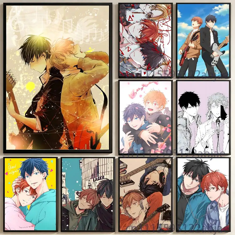 R-Ritsuka and Mafuyu G-Given Poster Waterproof HD Wall Art Decal Self-Adhesive Aesthetic Decor For Home Living