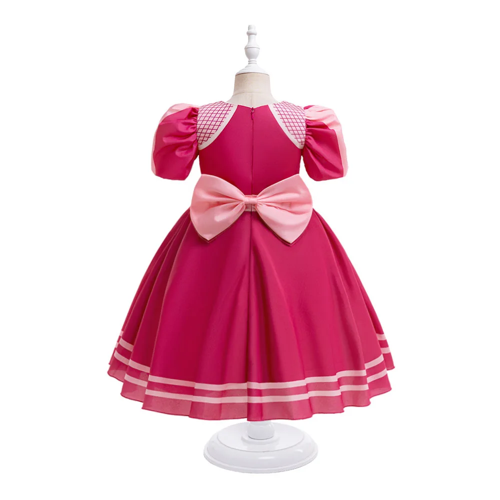 Cartoon Dog Girl Dresses Christmas Costume Halloween Skye Birthday Kids Clothes Stage Performance Bow Party Princess Girls Dress image 2