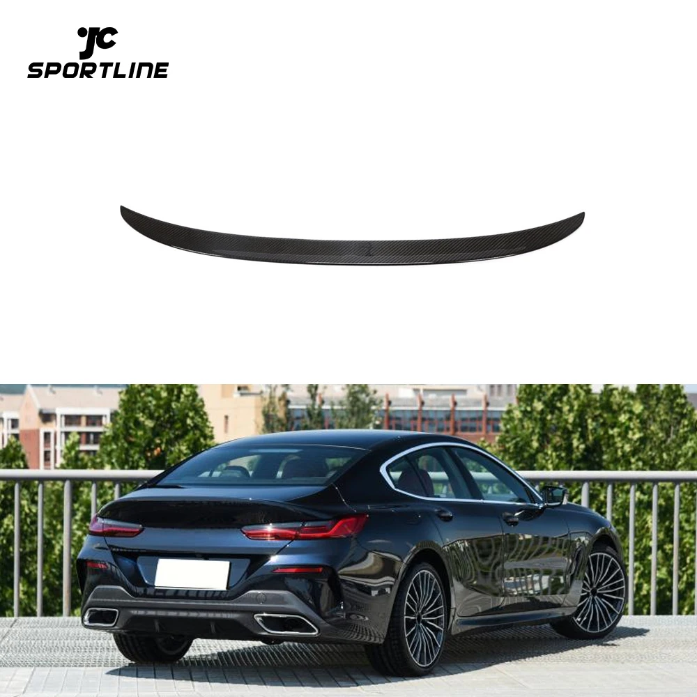

G16 Prepreg Dry Carbon Fiber Rear Spoiler For BMW 8 Series G16 840i Gran Coupe Sedan 4-Door 2019-2021