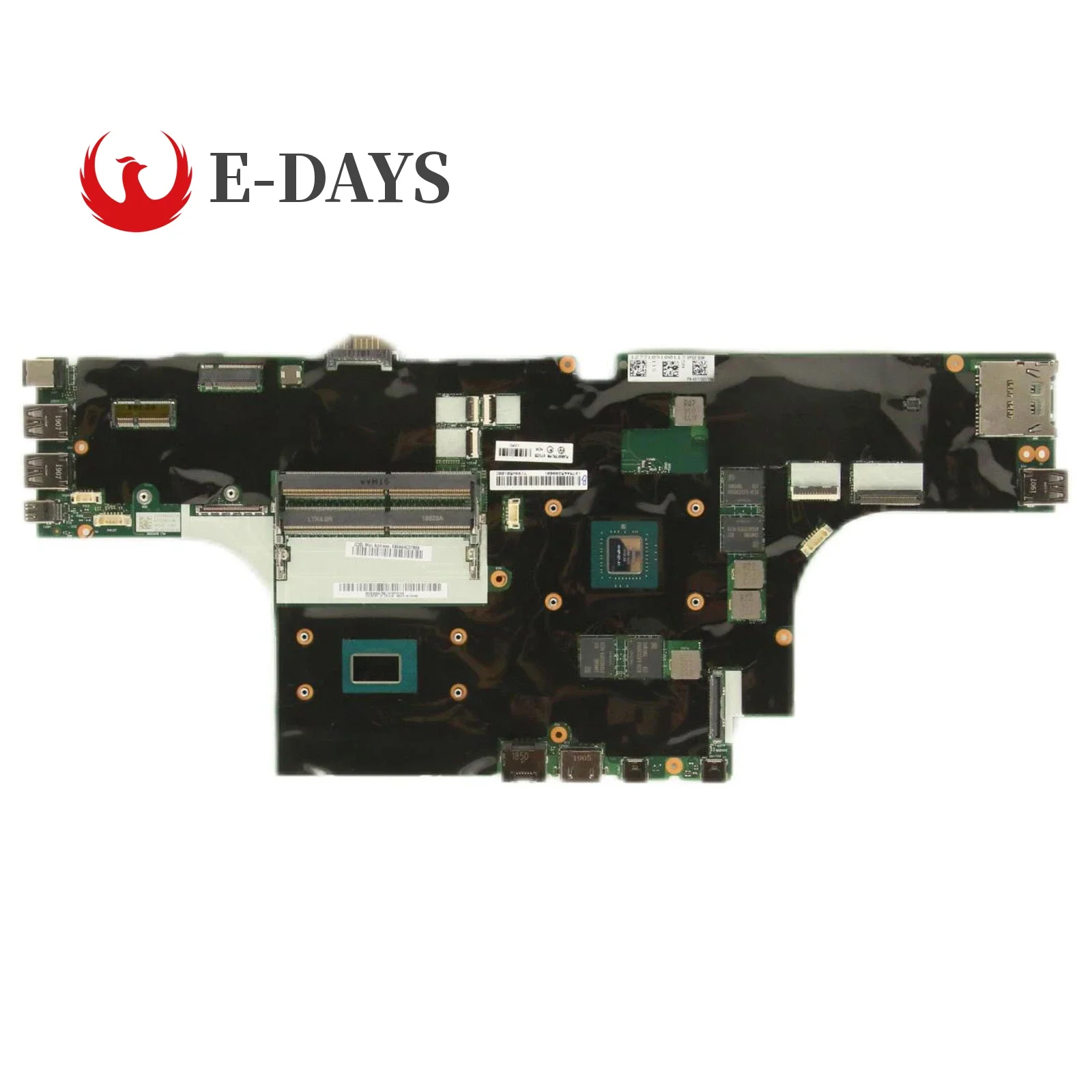 For Lenovo Thinkpad P52 20M9 20MA Laptop Motherboard CPU I7-8750HQ GPU DIS M1 4GB NM-B562 Main Board 100% Working