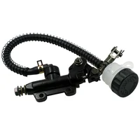 Bomba de cilindro maestro hidráulico de freno de pie trasero de motocicleta plegable con depósito para Suzuki Kawasaki Honda