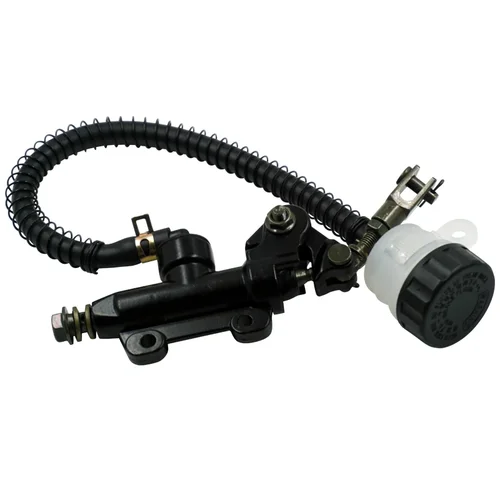 Imagen 1 del producto Bomba de cilindro maestro hidráulico de freno de pie trasero de motocicleta plegable con depósito para Suzuki Kawasaki Honda