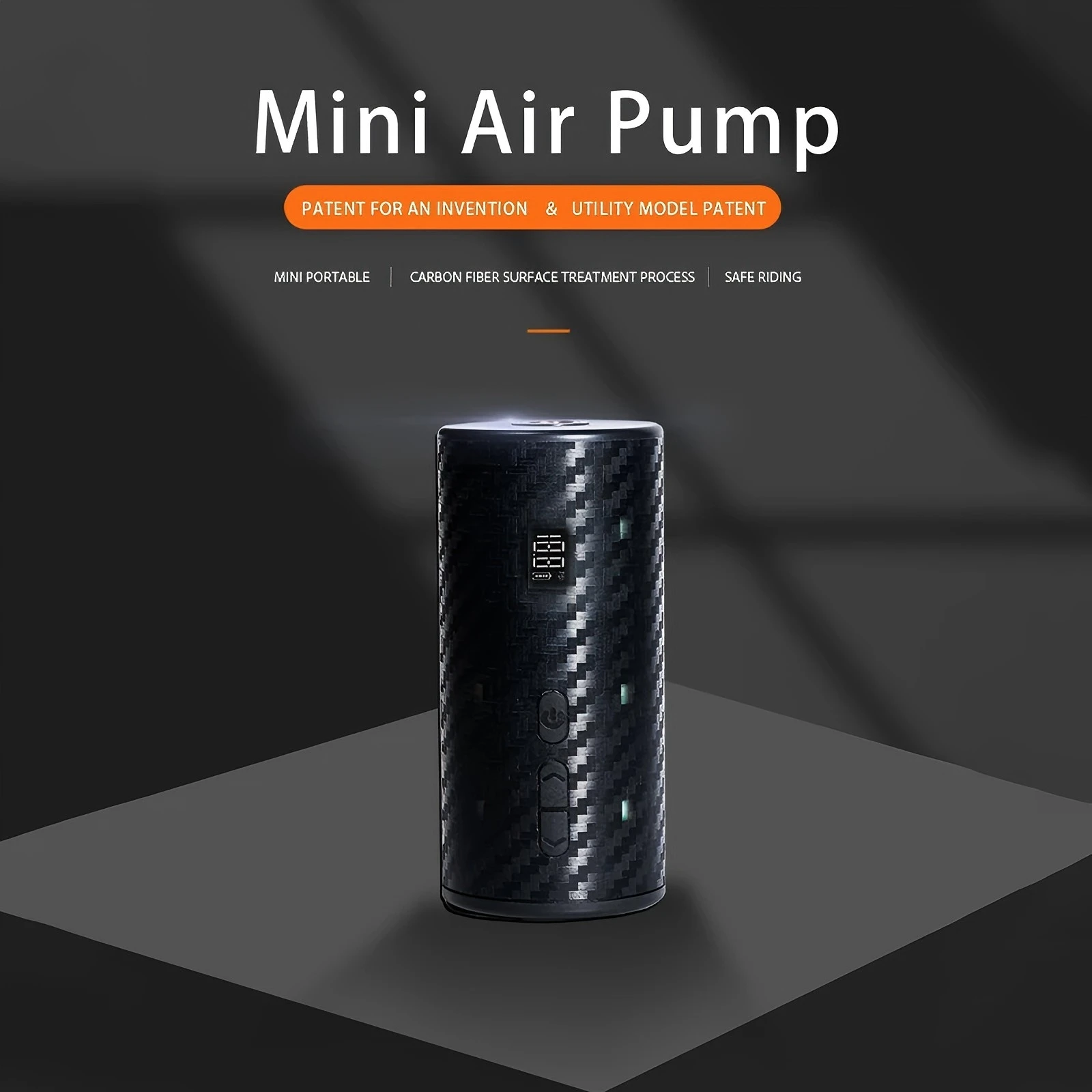 ضاغط هواء صغير 12 فولت 120 رطل لكل بوصة مربعة مضخة هواء كهربائية محمولة للسيارة والدراجة تضخيم الإطارات أثناء التنقل