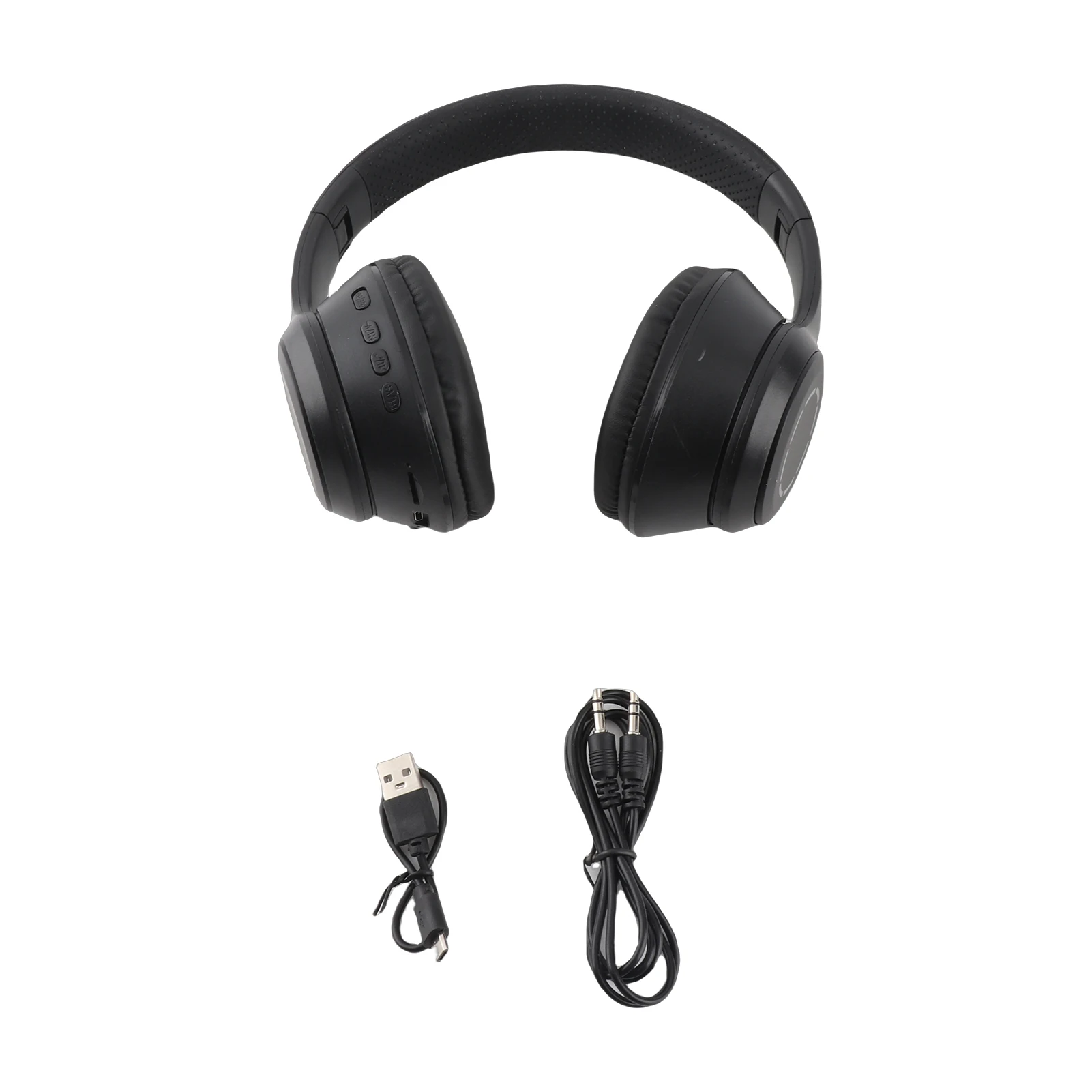 Fashion Wireless BT Headphone with Microphone Wired Memory Card Support Headset for Phone Tablet PC Laptop