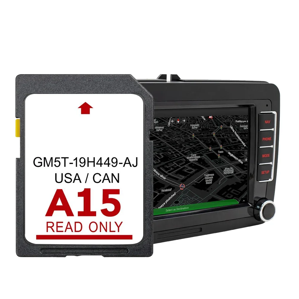 

North America Area Car SD Navigation Card A15 Cid Maps Gps Navigation for Ford