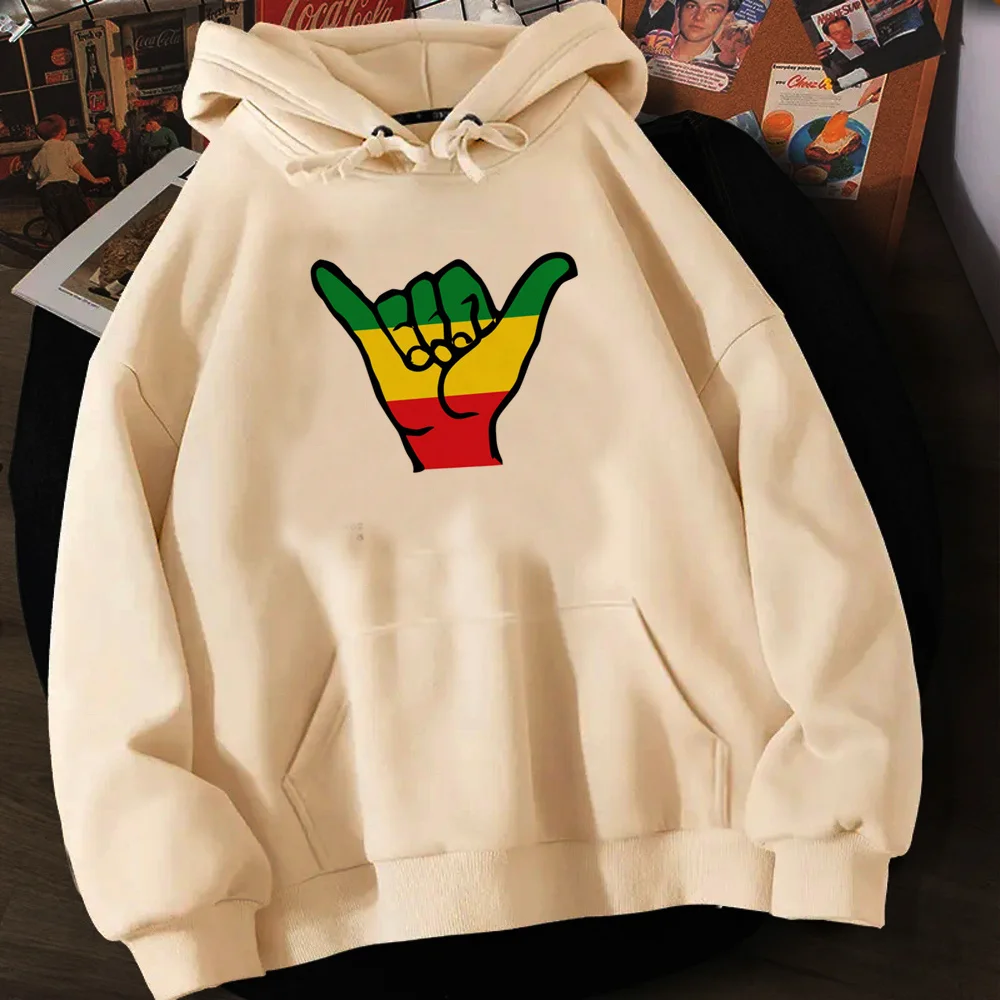 Reggae hoodies women funny anime vintage aesthetic clothing women Winter  clothes