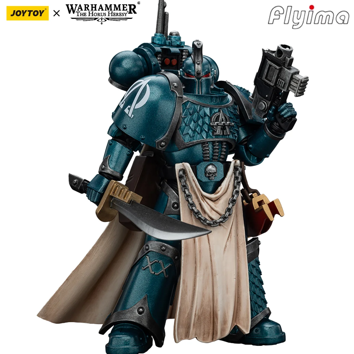 

Фигурки JOYTOY Warhammer 30K 1/18 Alpha Legion Legion Praetor с моделью Power Sword