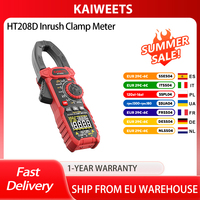 KAIWEETS HT208D Inrush Clamp Meter, 1000A True RMS, VFD, LOZ Mode, 6000 Counts, Identify Startup Issues Quickly, True-RMS Clamp