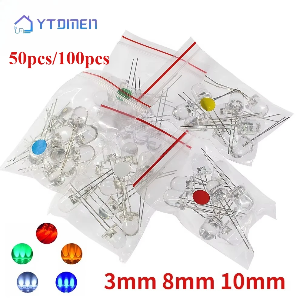 50Pcs/100Pcs Transp…