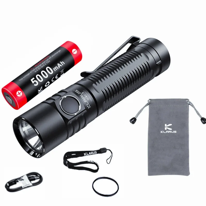 Imagem -06 - Lanterna Portátil Edc 4200 Lumens 200m Distância do Feixe 21700 Bateria Rápido Recarregável para Acampar Caminhadas Klarus-g15 V2.0