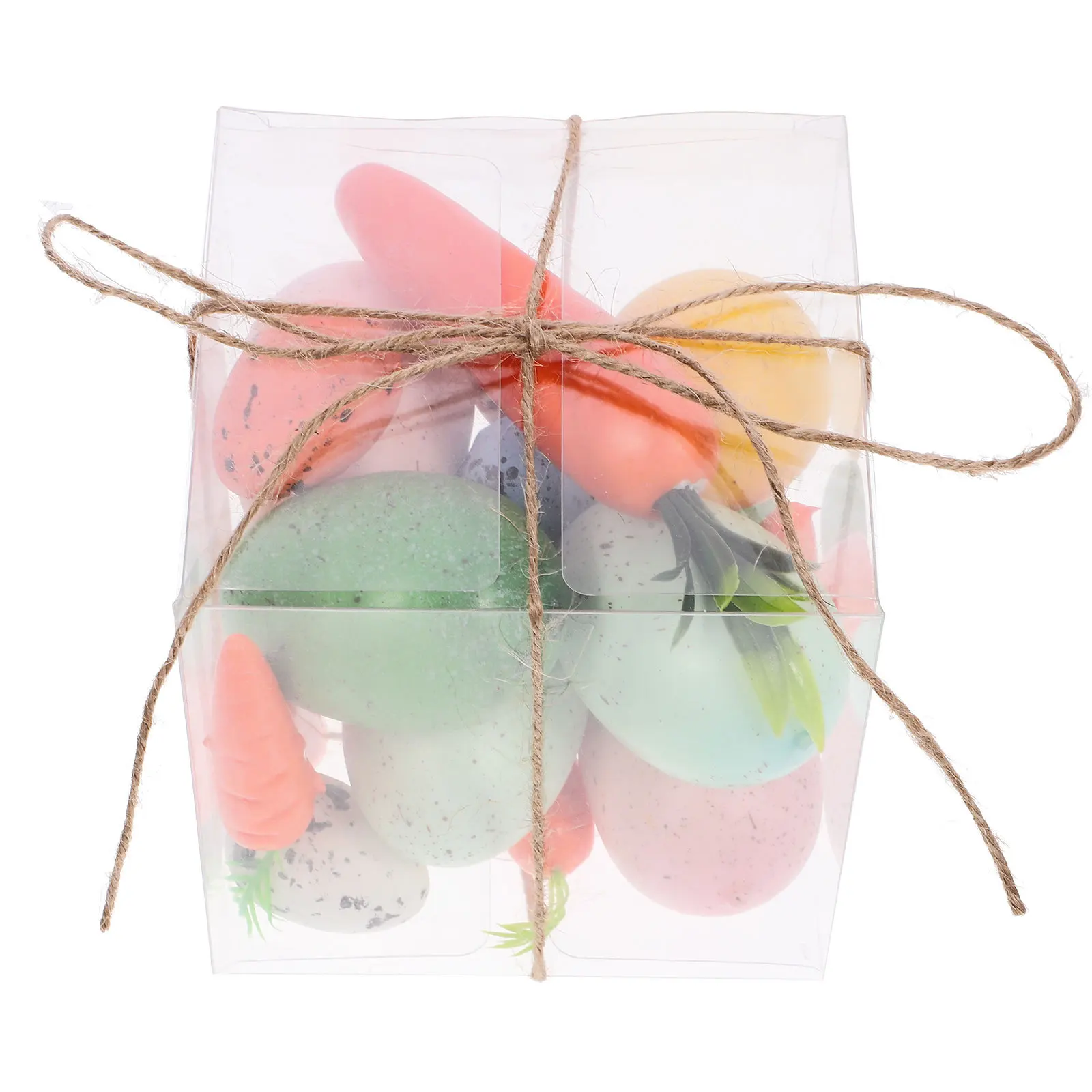 

1Set Easter Foams Eggs Carrot Decors Simulation Eggs DIY Projects Home Festival Scene Decor Foams Egg Decor Simulation Egg