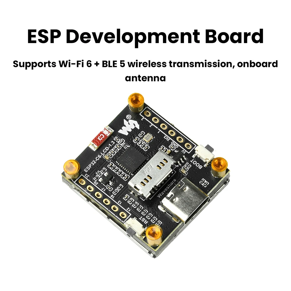 ESP32-C6 1,3-Zoll-RGB-LED-Display-Entwicklungsboard ST7789-Treiber Unterstützt WiFi 6/Bluetooth - Kompatibel für Io – Detail 4