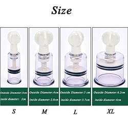 Medical Portable Twist Pump Suction Vacuum Nipple Suckers Massage Cupping Tool