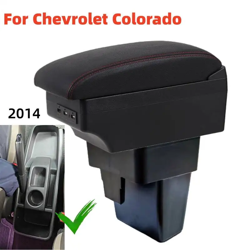 

High-quality Car Armrest Box For Chevrolet S10 Fit for Chevrolet Colorado 2014 Arm Rest Center Console Storage with Led USB