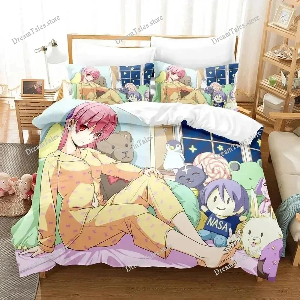 TONIKAWA Over The Moon for You Cartoon Poster Sheets Quilt Covers Bedding Dormitory Sheets Bedding Set Soft Warm Bedding Set741