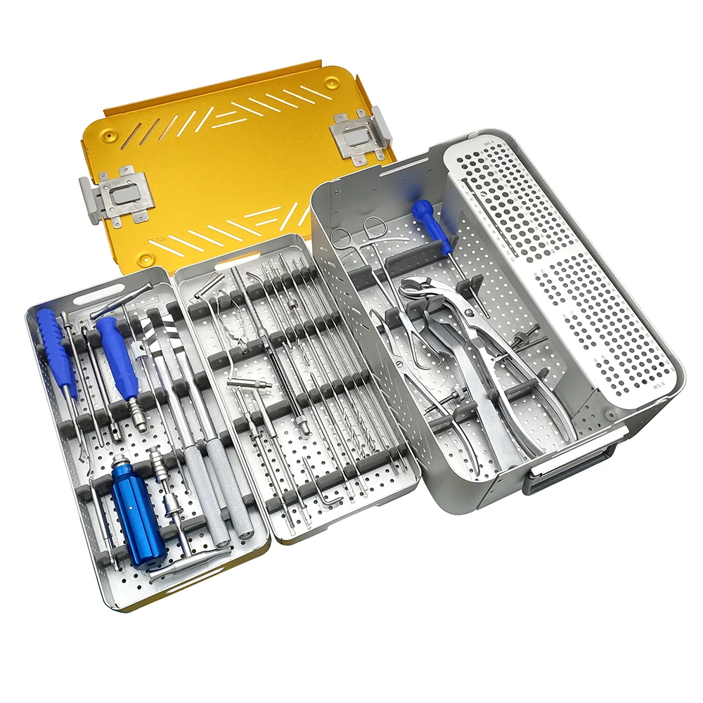 Orthopedic Instrument Kit A0 Lower Limb Locking Plate Instrument Kit Orthopedic Surgical Instrument Set