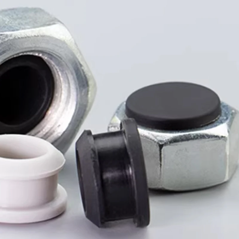 SL Black 2.5-50.6mm T Type Snap-on Silicone Rubber Seal Hole Plug Blanking End Dust Proof Stopper