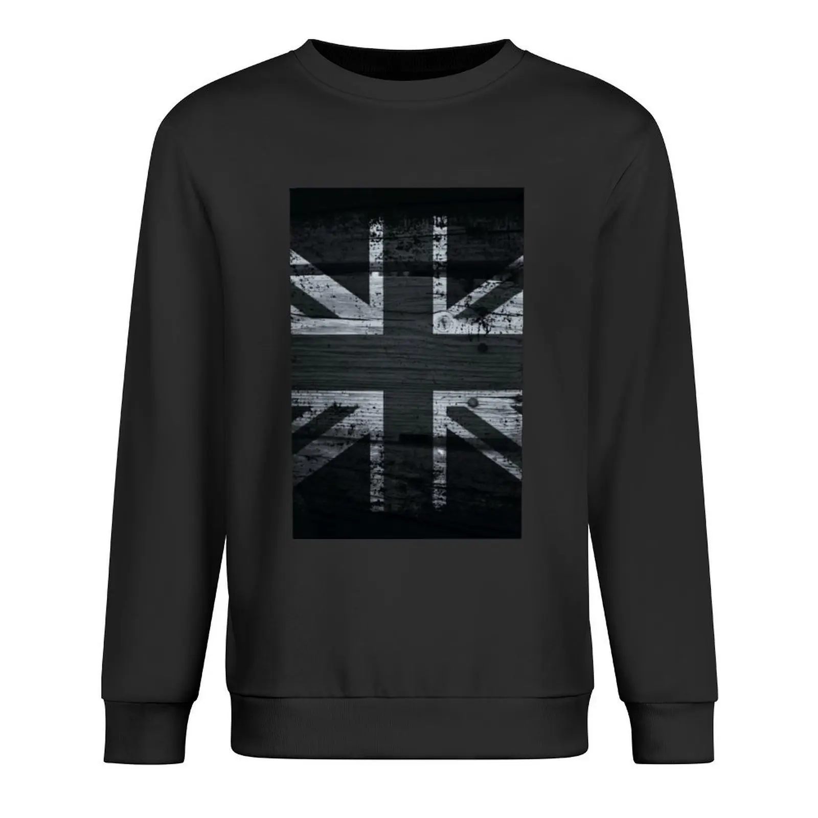 

Black and white UK flag Pullover fashion men men's clothing men wear graphic t shirts men oversize sweatshirt