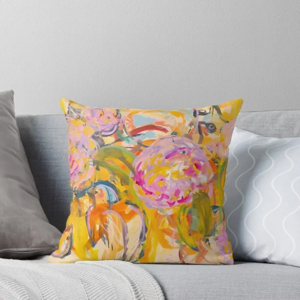 

Birds and Hot Pink Flowers Throw Pillow Couch Pillows Luxury Room Decorative Cushions Pillowcases For Pillows pillow