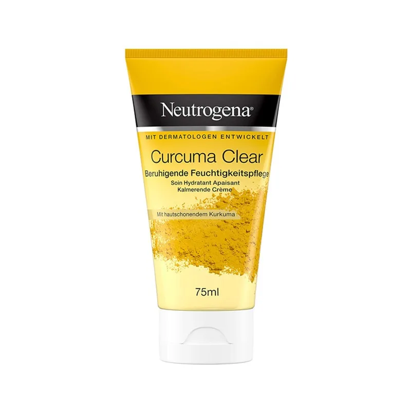 Loción Facial Hidratante y Controladora de Grasa Neutrogena con Cúrcuma para Piel Mixta y Grasa