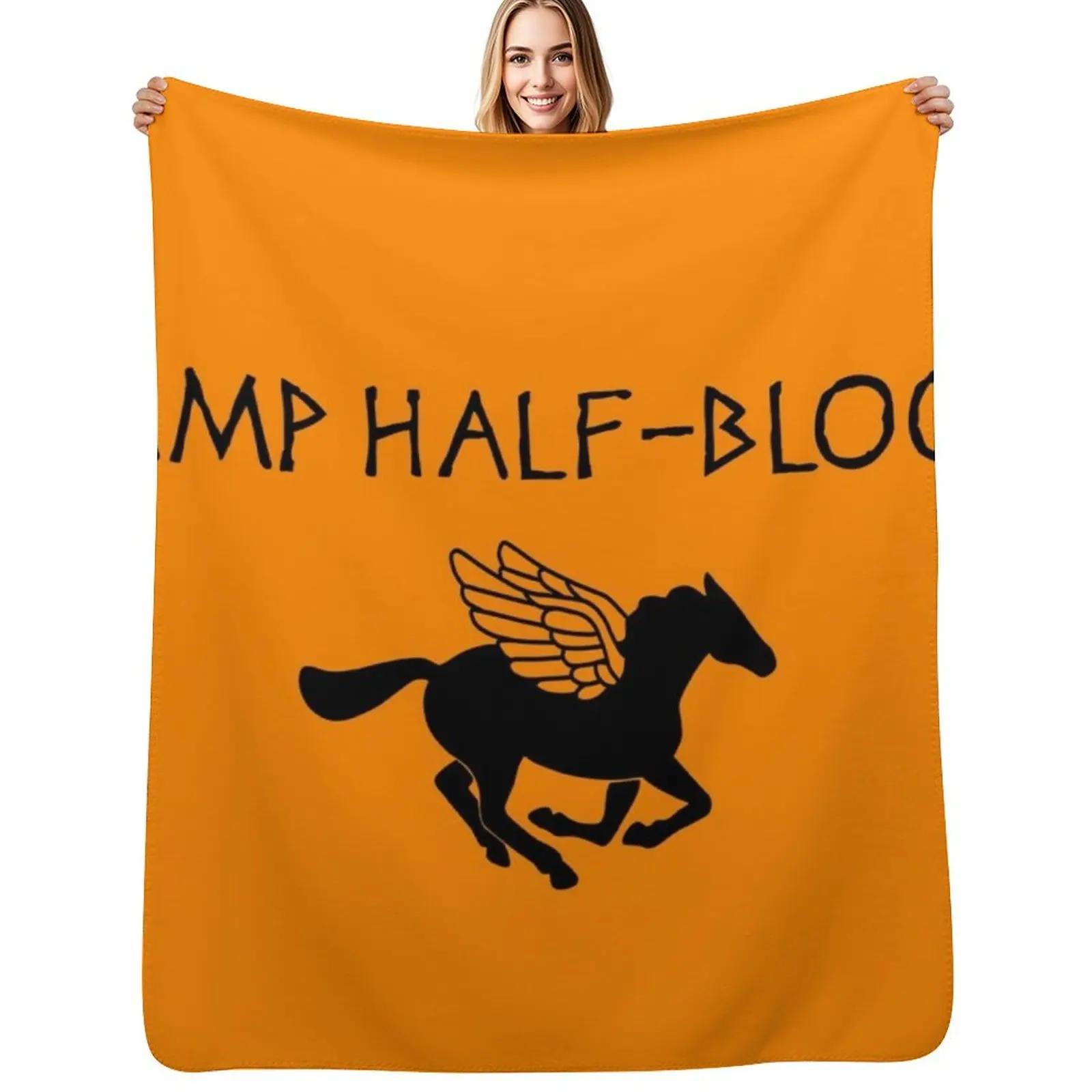 

Camp Half-Blood - Percy Jackson Throw Blanket Decorative Beds Kid'S Blankets