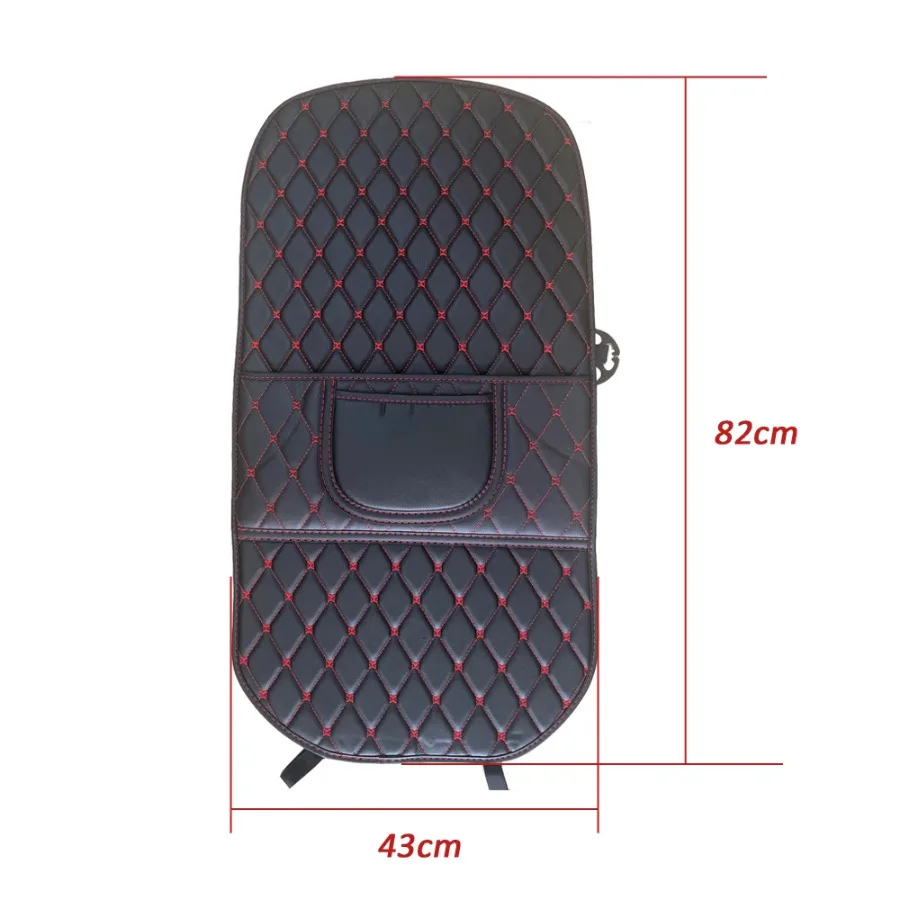 1pc Car Seat Back Anti Dirt Pad Car Anti Kick Protector Pad Cover Car Children Seat Protector Cover PU Auto Interior Accessories