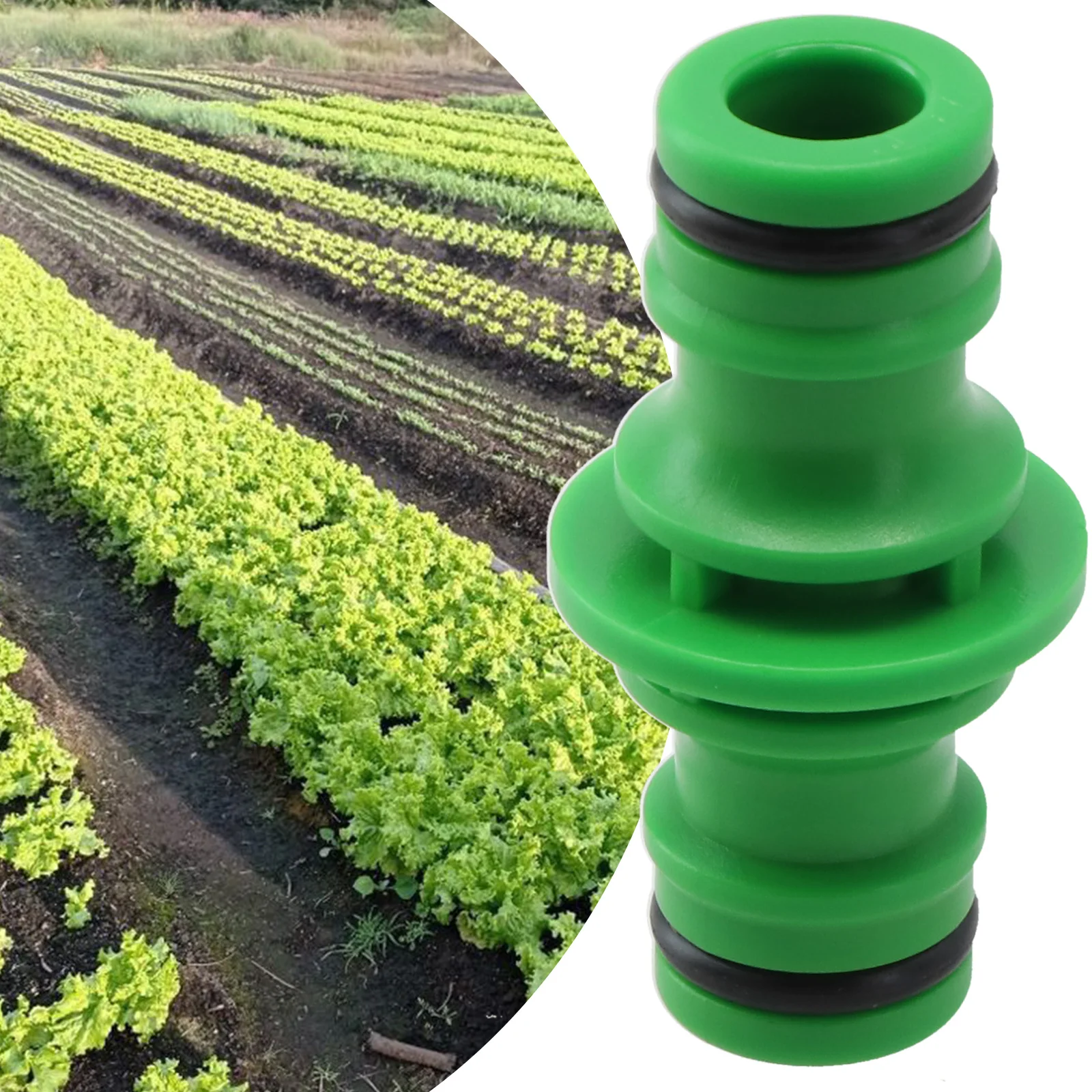 Connettore per tubo da giardino a 2 vie accoppiatore Joiner irrigazione tubo dell'acqua rubinetto maschio nero adattatore Extender Set per tubo flessibile tubo