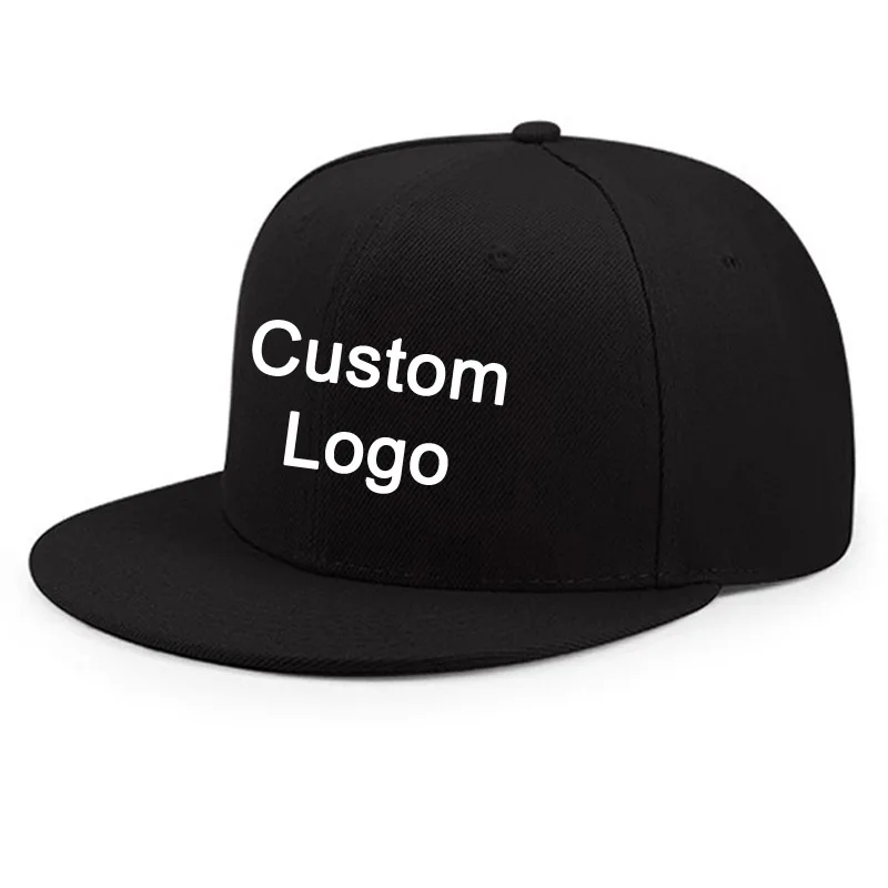 

Custom Baseball Cap 3D Text Logo Football Tennis Golf Sport Club Hip Hop Flat Brim Sun Outdoor Journey Customize Snapback Hat