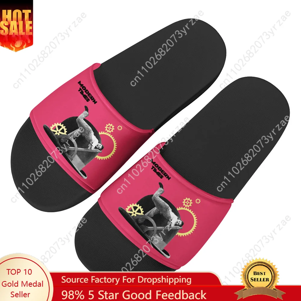 

Modern Times Flip Flops Home Slippers Mens Womens Teenager Family Slippers Bathroom Pool Casual Sandals Custom Made Water Shoes