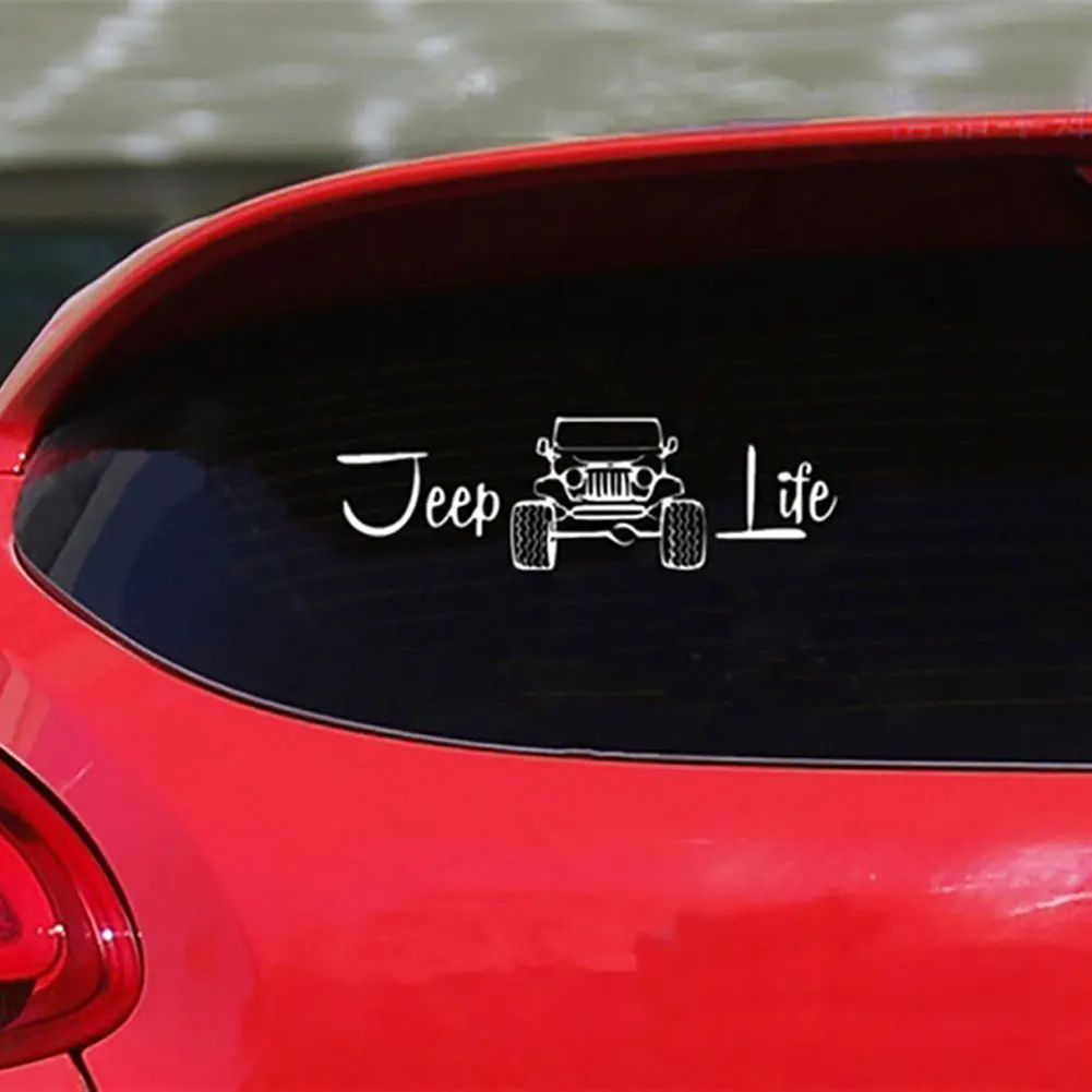 Jpct Waterproof Cover Scratch Off Road Life Car Sticker SUV Truck Accessories Body Bumper Window Sticker Decoration PVC - Image 3