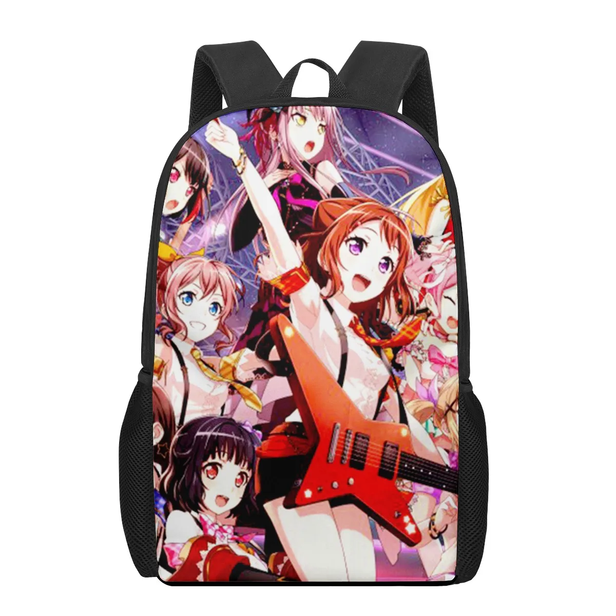 Anime BanG Dream Kids School Bags 3D Impresso Book Bag Homens Mochila Para Teen Boys Kindergarten Bagpack Crianças